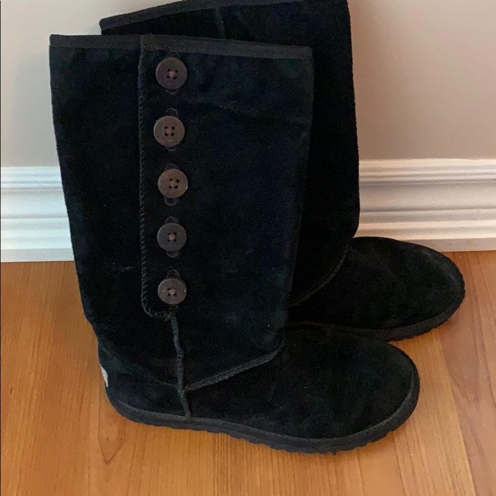 Genuine black suede Ugg’s for spring/fall